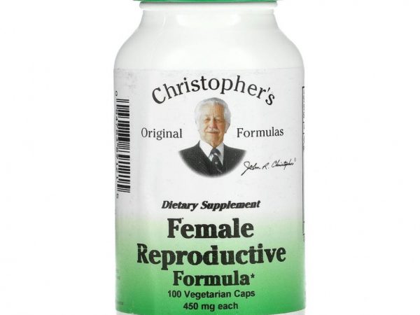 Christopher's Original Formulas, Средство для женской репродуктивной системы, 450 мг, 100 вегетарианских капсул