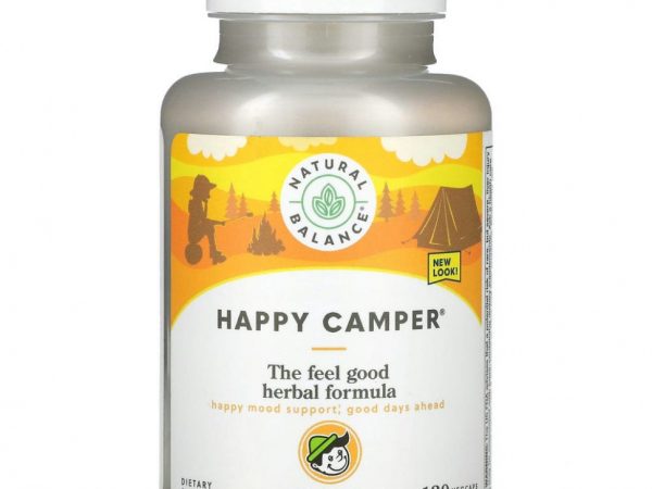 Natural Balance, Happy Camper, 120 вегетарианских капсул