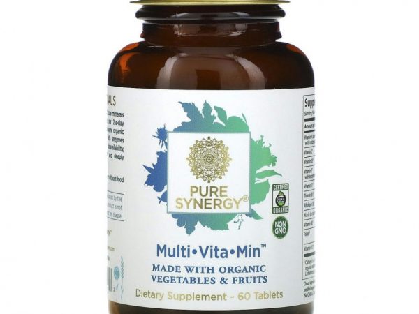 Pure Synergy, Multi Vita Min, мультивитамины, 60 таблеток