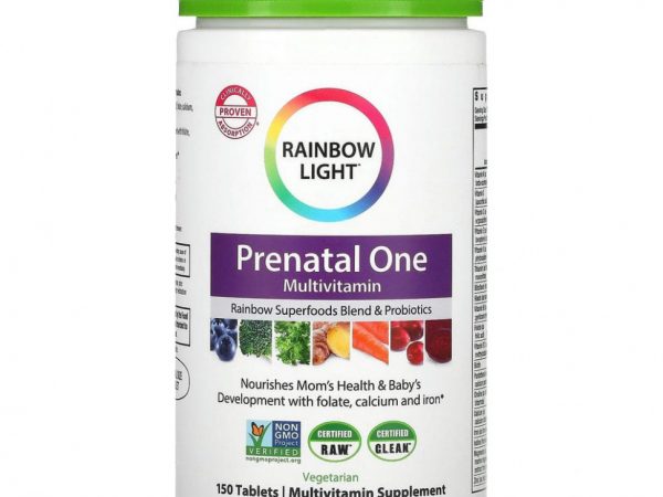 Rainbow Light, Prenatal One, мультивитамины для беременных, 150 таблеток