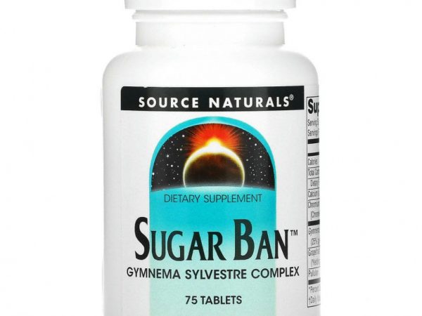 Source Naturals, Sugar Ban, 75 таблеток