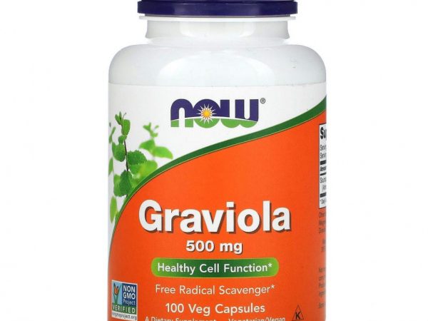 NOW Foods, Гравиола, 500 мг, 100 растительных капсул