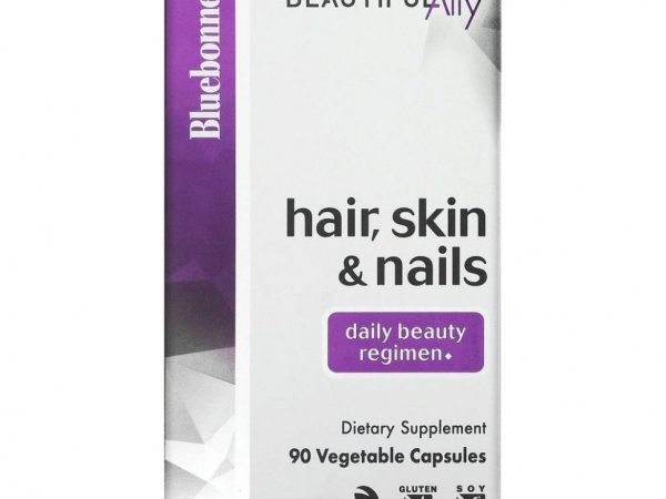Bluebonnet Nutrition, Beautiful Ally, добавка для волос, кожи и ногтей, 90 растительных капсул
