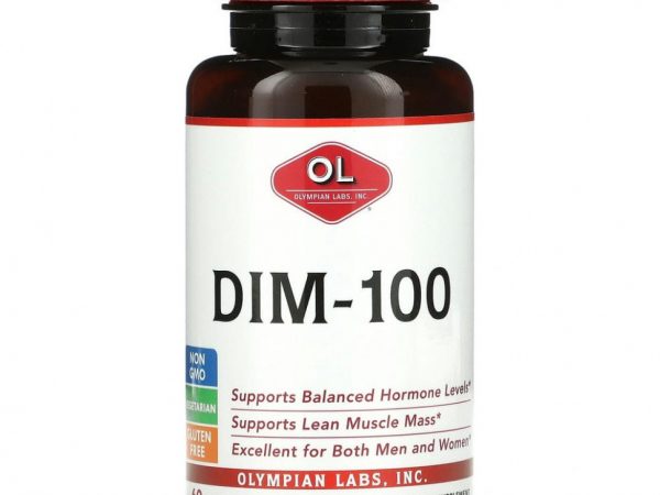 Olympian Labs, DIM-100, 60 вегетарианских капсул