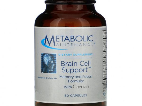 Metabolic Maintenance, Поддержка клеток мозга с Cognizin, 60 капсул