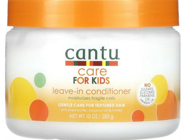 Cantu, Care For Kids, несмываемый кондиционер, деликатный уход за текстурированными волосами, 283 г (10 унций)