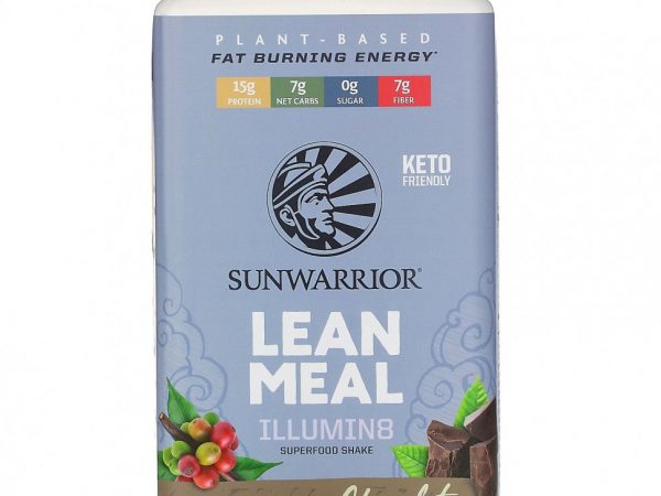 Sunwarrior, Illumin8 Lean Meal, шоколад, 1,59 фунта (720 г)