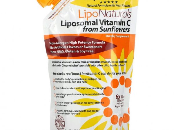 Lipo Naturals, Липосомальный витамин C из подсолнечника, 443 мл (15 унций)
