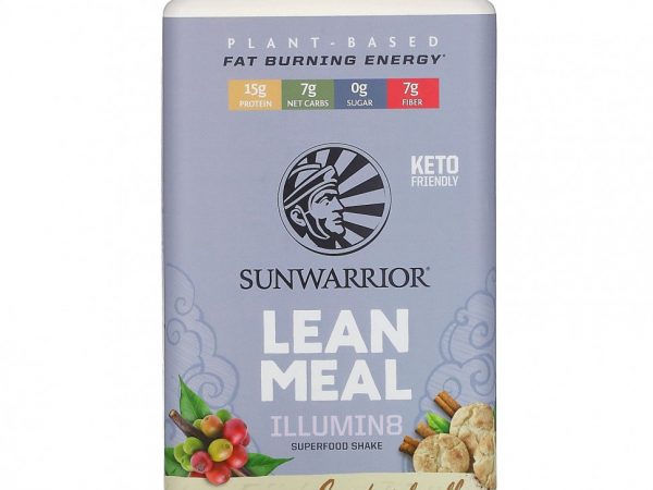 Sunwarrior, Illumin8 Lean Meal, Snickerdoodle, 720 г (1,59 фунта)