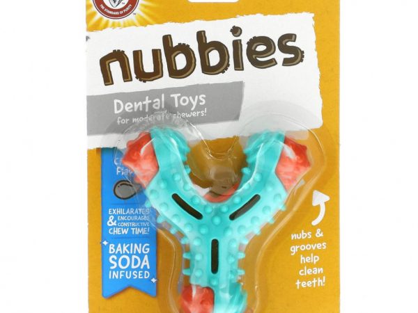 Arm & Hammer, Nubbies, стоматологические игрушки для людей, которые не любят жевать, Wishbone, курица, 1 игрушка