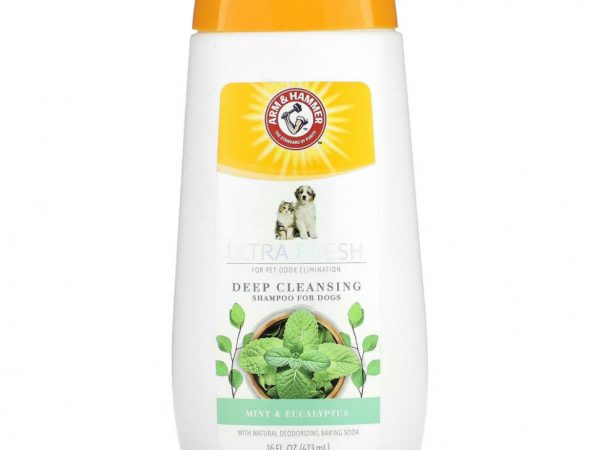 Arm & Hammer, Ultra Fresh, шампунь для глубокого очищения, для собак, с мятой и эвкалиптом, 473 мл (16 жидк. Унций)