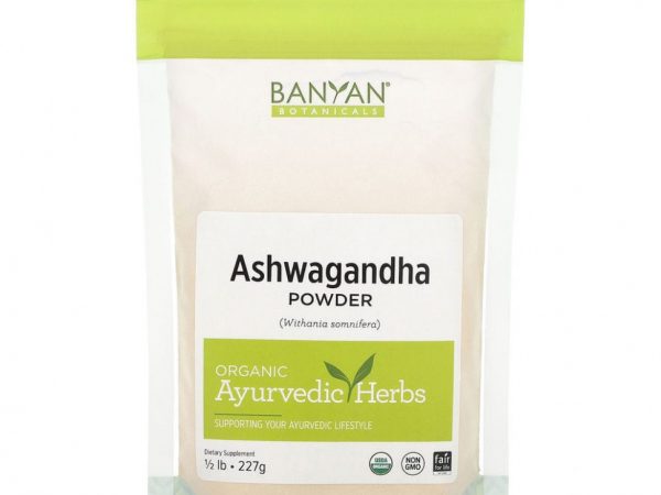 Banyan Botanicals, Порошок ашваганды, 227 г (0,5 г фунта)