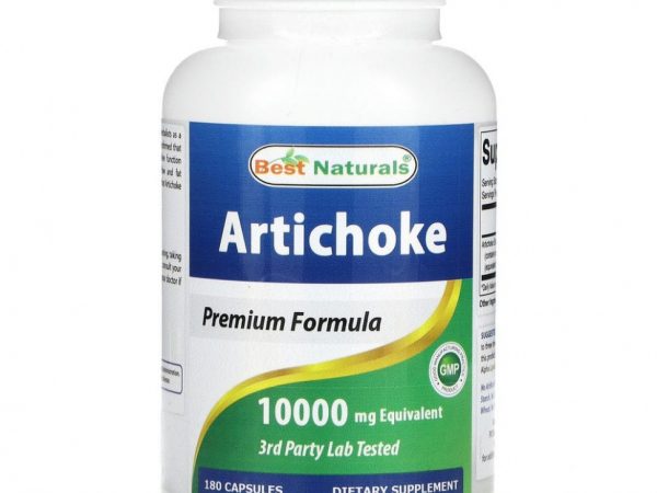 Best Naturals, Артишок, 5000 мг, 180 капсул