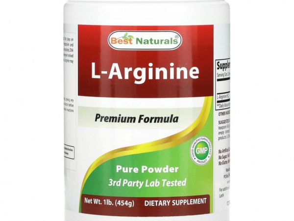 Best Naturals, L-аргинин, 454 г (1 фунт)