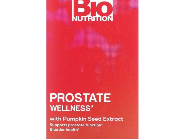 Bio Nutrition, Здоровье простаты с экстрактом тыквенных семечек, 60 вегетарианских капсул