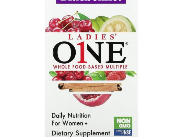 Bluebonnet Nutrition, Ladies 'ONE, комплексные продукты на основе цельных продуктов, 30 растительных капсул