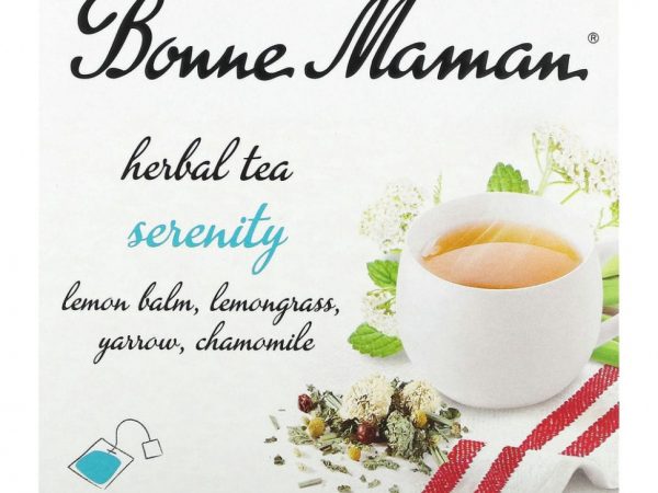 Bonne Maman, Herbal Tea, Serenity, без кофеина, 16 чайных пакетиков, 19 г (0,68 унции)