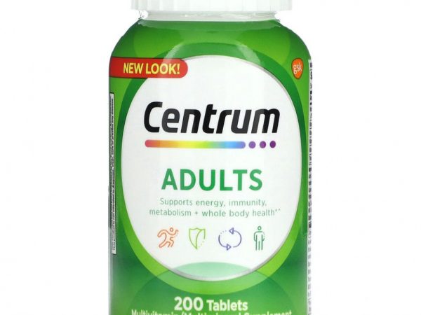 Centrum, Мультивитамины для взрослых, 200 таблеток