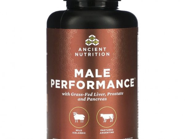 Dr. Axe / Ancient Nutrition, Male Performance, 180 капсул