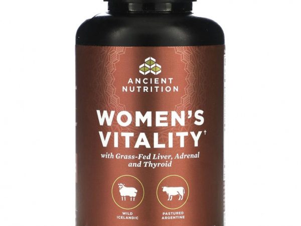 Dr. Axe / Ancient Nutrition, Women's Vitality, 180 капсул