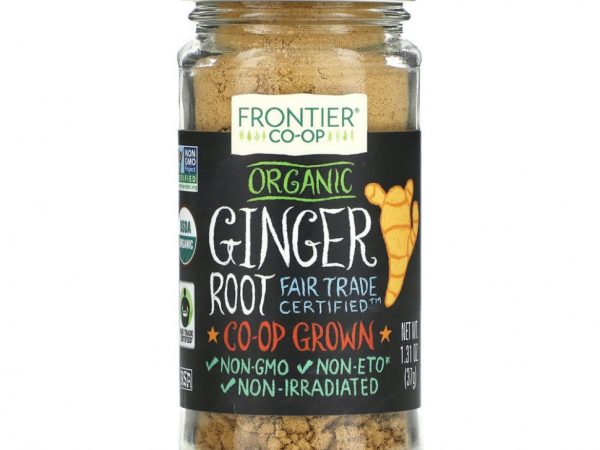 Frontier Co-op, Органический корень имбиря, 37 г (1,31 унции)