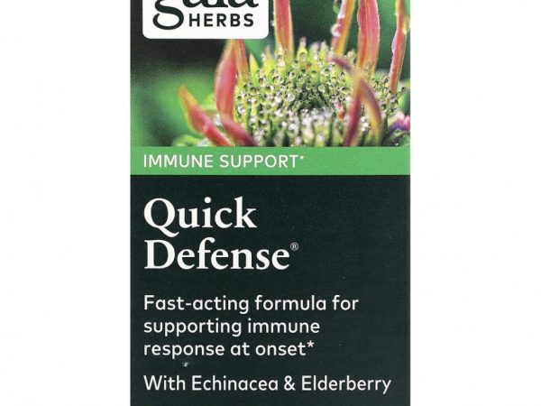 Gaia Herbs, Quick Defense, 20 веганских жидких фитокапсул