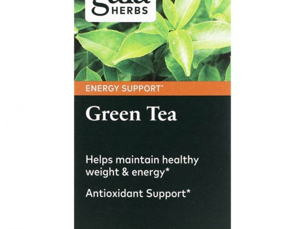 Gaia Herbs, Зеленый чай, 60 веганских жидких фитокапсул