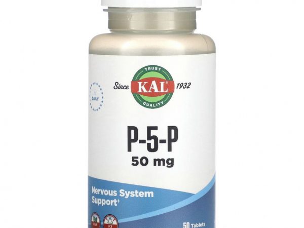 KAL, P-5-P, 50 мг, 50 таблеток