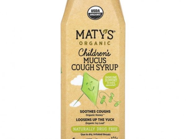 Maty's, Органический детский сироп от кашля, для детей от 1 года, 177 мл (6 жидк. Унций)