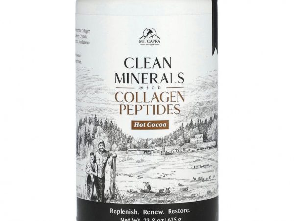 Mt. Capra, Clean Minerals с пептидами коллагена, горячее какао, 675 г (23,8 унции)