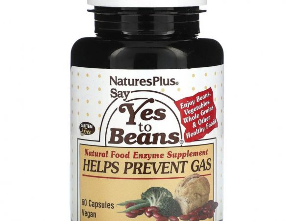 NaturesPlus, Скажи «да» фасолью, 60 веганских капсул