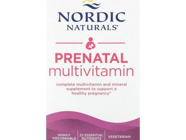 Nordic Naturals, Пренатальные мультивитамины, 60 таблеток