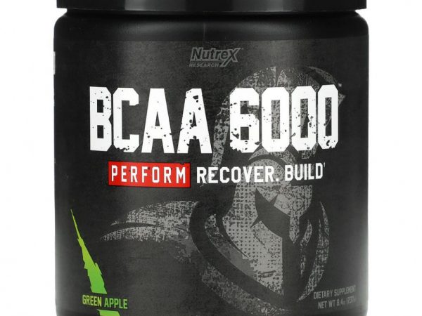 Nutrex Research, BCAA 6000, зеленое яблоко, 237 г (8,4 унции)