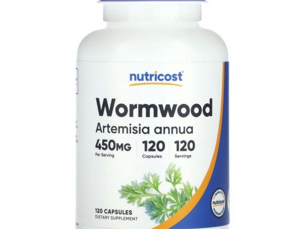 Nutricost, Полынь, 450 мг, 120 капсул