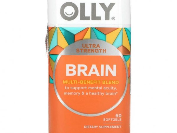 OLLY, Ultra Strength Brain, 60 мягких таблеток