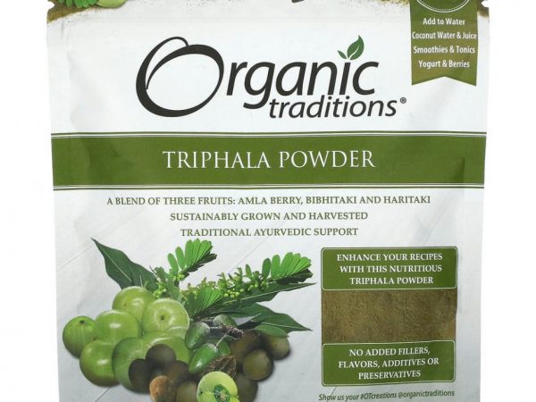 Organic Traditions, Трифала в порошке, 200 г (7 унций)