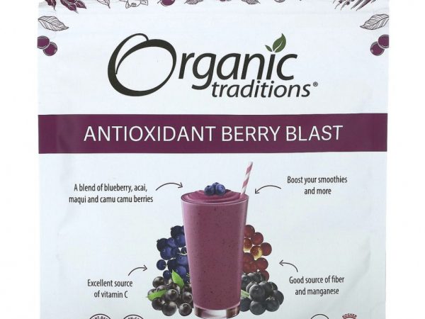Organic Traditions, Ягодный антиоксидант, 100 г (3,5 унции)