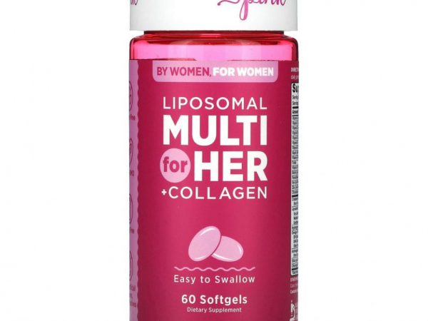 Pink, Liposomal Multi For Her + Collagen, 60 мягких таблеток