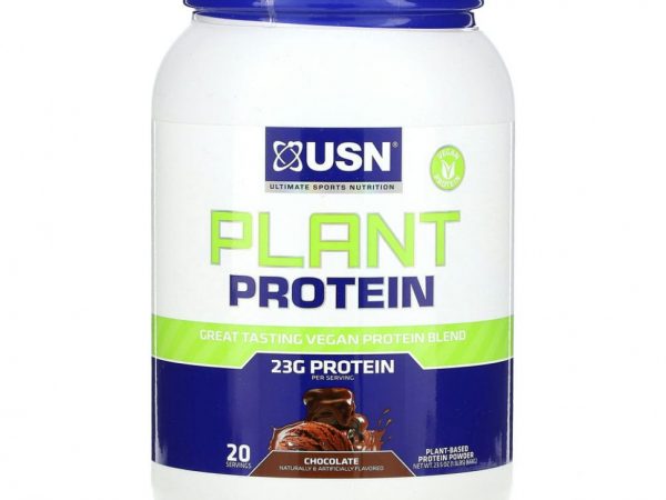 USN, Растительный протеин, шоколад, 666 г (1,5 фунта)