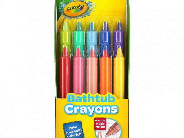 Crayola, Crayola, карандаши для ванной, для детей в возрасте от 3-х лет, 9 карандашей, + 1 бонусный карандаш