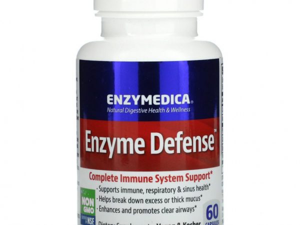 Enzymedica, Enzyme Defense, 60 капсул