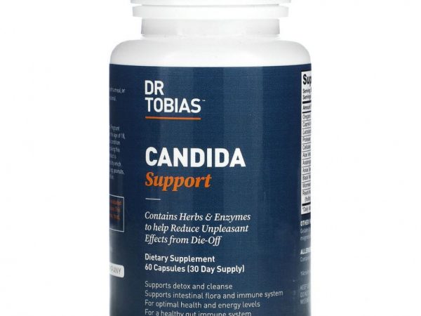 Dr. Tobias, Candida Support, 60 капсул