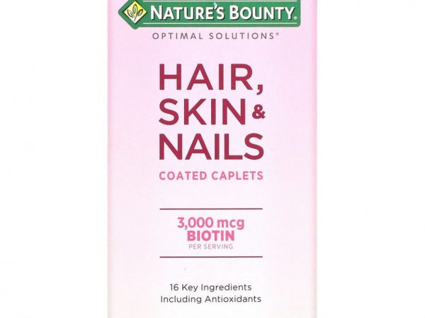 Nature's Bounty, для здоровья волос, кожи и ногтей, 60 капсул в оболочке