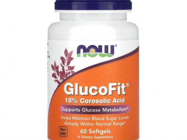 NOW Foods, GlucoFit, 60 мягких желатиновых капсул