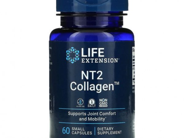 Life Extension, NT2 Collagen, 60 маленьких капсул