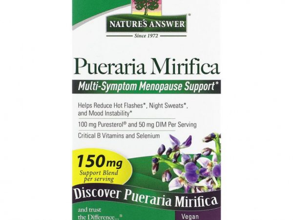 Nature's Answer, Pueraria Mirifica, 100 mg, 60 Vegetarian Capsules