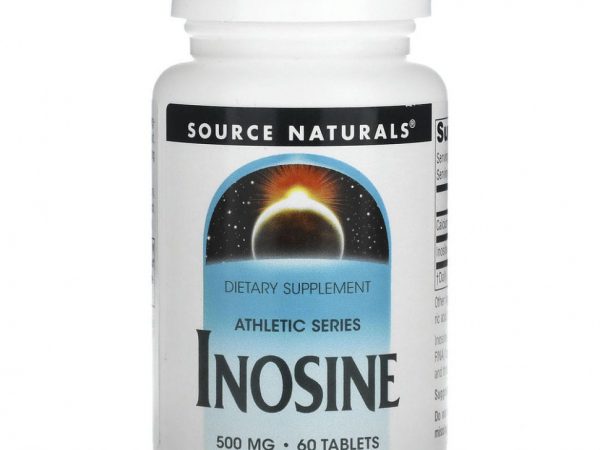 Source Naturals, Athletic Series, инозин, 500 мг, 60 таблеток