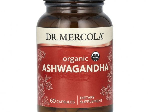 Dr. Mercola, ашваганда, 60 капсул