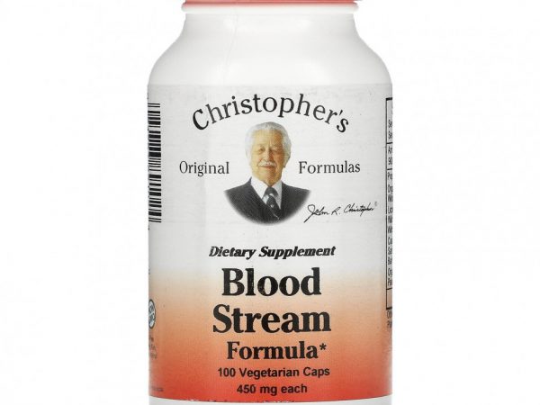 Christopher's Original Formulas, Состав для кровотока, 450 мг, 100 вегетарианских капсул