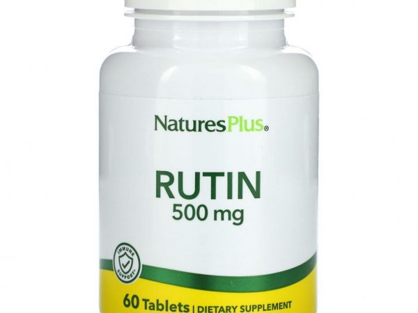 NaturesPlus, Рутин, 500 мг, 60 таблеток